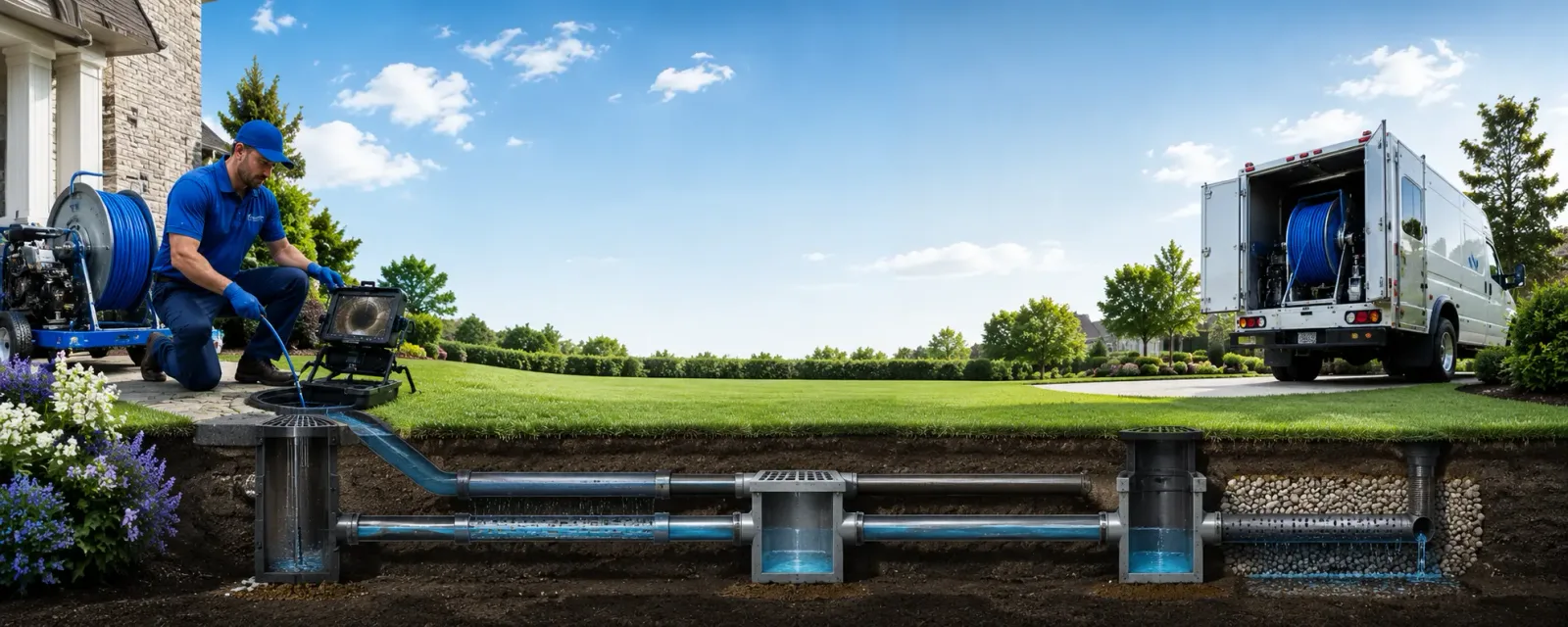 Outdoor drain cleaning information for Leiter, WY